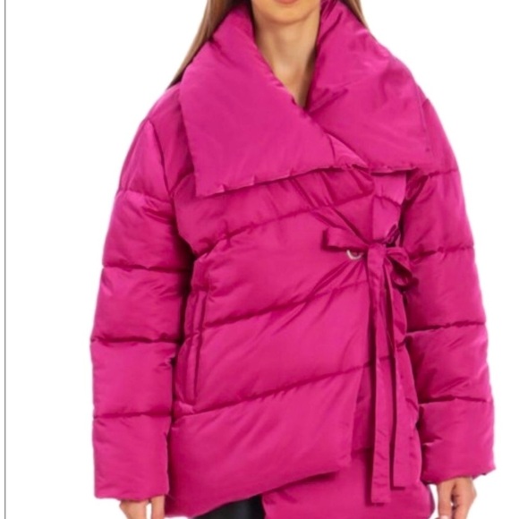 Anthropologie Jackets & Blazers - Anthropologie AVEC LES FILLES PINK PUFFER COAT NEW